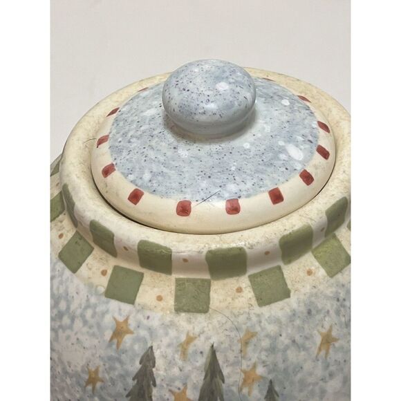 Nantucket Angie Anderson Christmas Teapot Set Farmhouse Cottagecore Cream Sugar - Picture 6 of 13